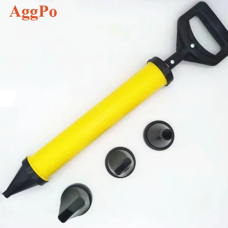 Calking gun with nozzles grouting mortar cement injector for crack filling