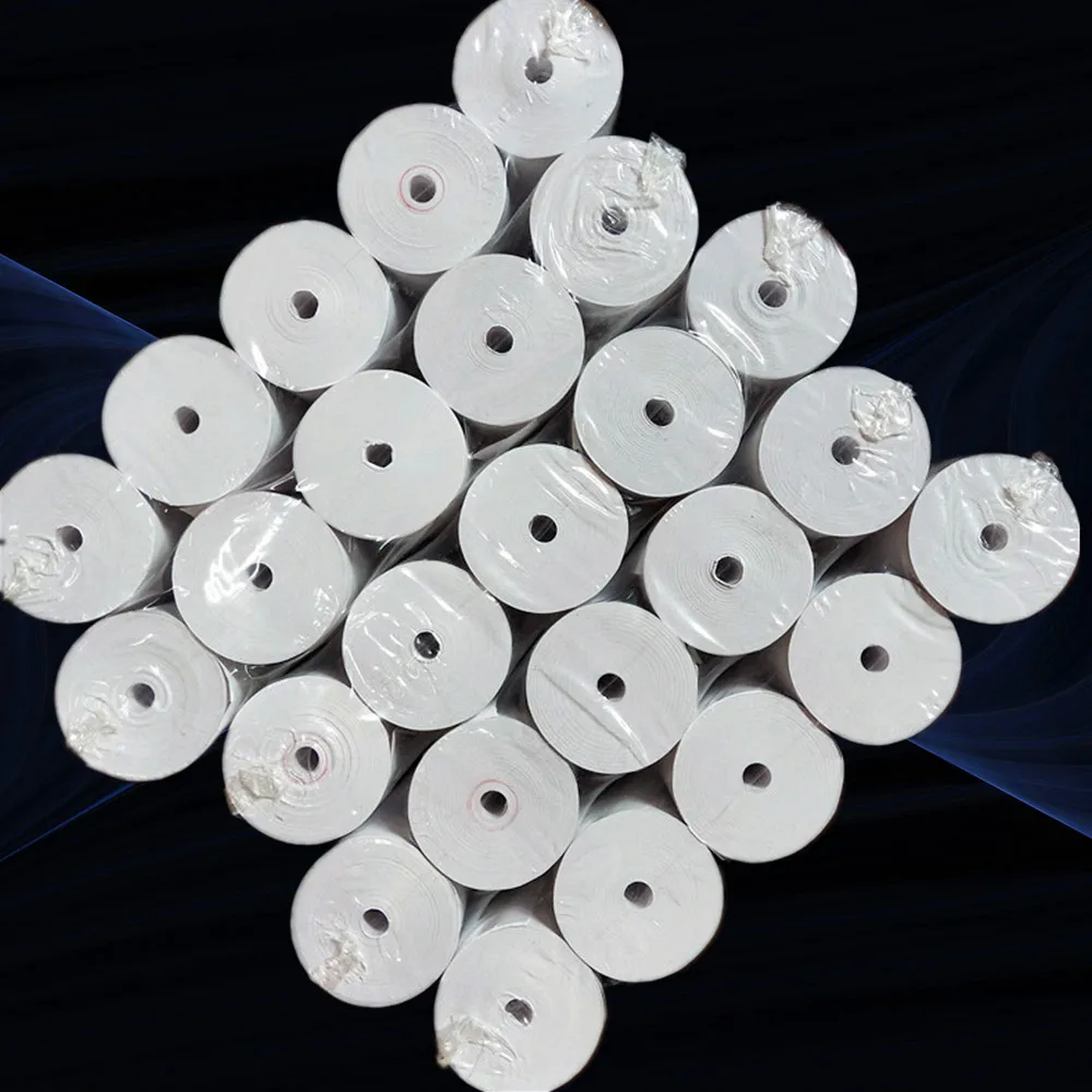 57x30mm printed POS printer yellow thermal paper roll with ready stock