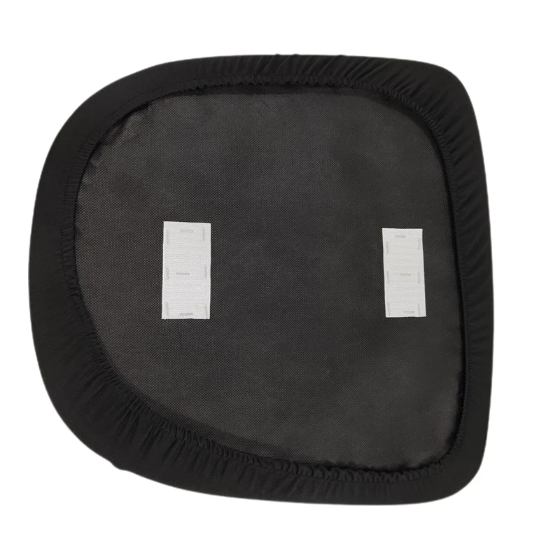 High Quality 250g Customizable Wholesale Classic Simple Outdoor Stretch spandex Black Chair Cushion Cover