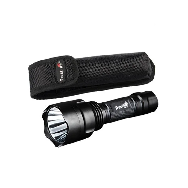 Trustfire C8 high power rechargeable torch camping flashlight 18650 outdoor tactical torch light