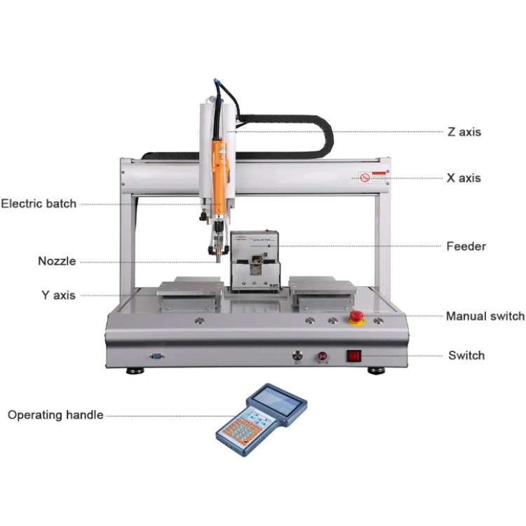 2020 Hot Product Single Head Double Position Automatic Lock Screw Machine