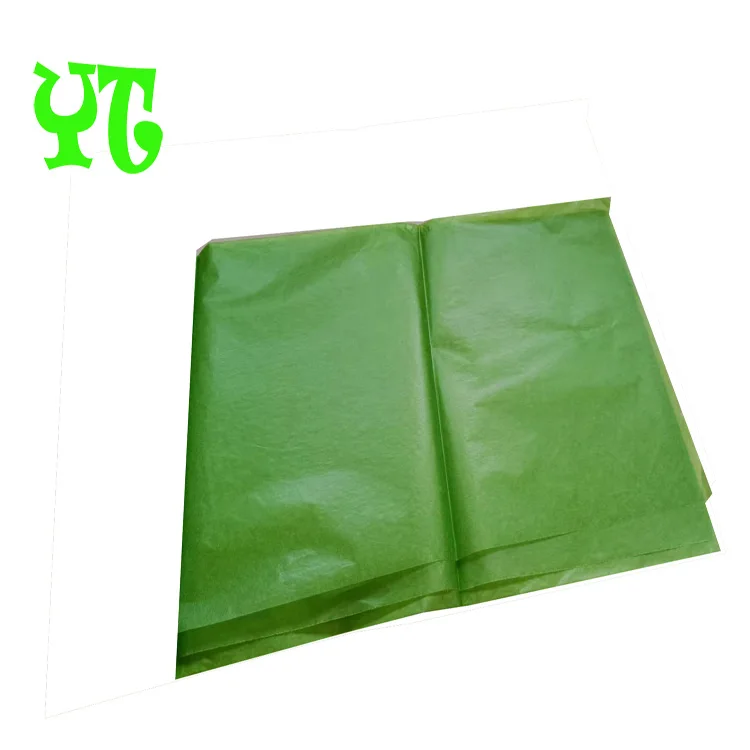 19-60gsm 750x1000mm white and brown and black and green glassine paper