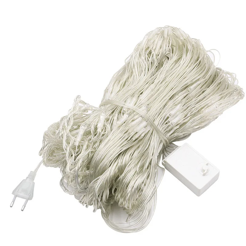 1.5*1.5M 3x2M  6X4M Christmas Net Light Outdoor 8 Modes LED Net Mesh String Light Garden Holiday Party Wedding Fairy Light Garla