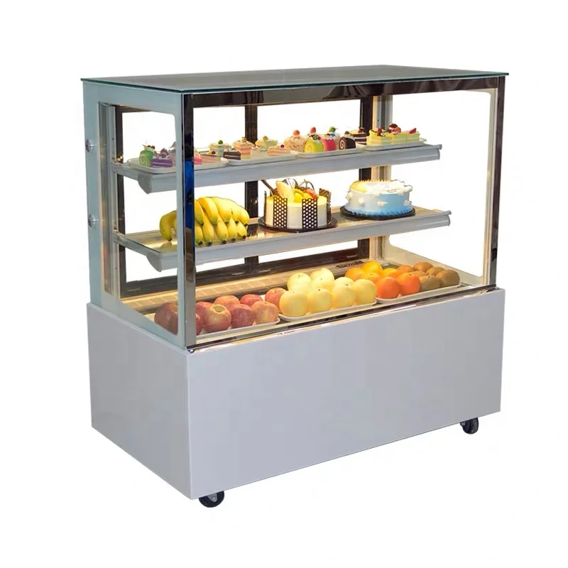 
Cake refrigerator arc glass pastry chocolate cabinet showcase cooler air cooling vertical counter cake display fridge chiller 