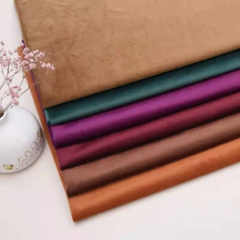 high quality 100% recycled pet fabric Polyester Holland Velvet recycled pet fabric