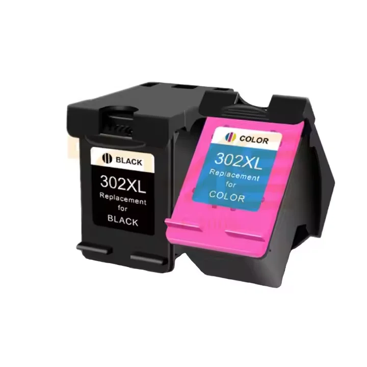 TMS 302XL HP 302 XL Black Remanufactured Color refilling ink cartridges For HP Deskjet Ink for HP302XL 5220 5230 3630 Printer hp