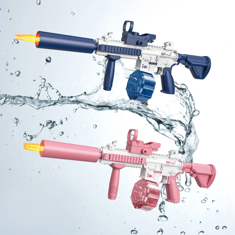 M416 Fire Electric Water Gun Automatic Long Shooting Range Simulated Water Squirt Gun Child New Design Shooting Game  Kids Toys
