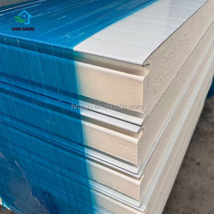 50/75/100/120/150/200 mm Joint Type Panel Polyurethane Cold Room Insulation Panel  Cold Room Refrigerator Insulation Panels