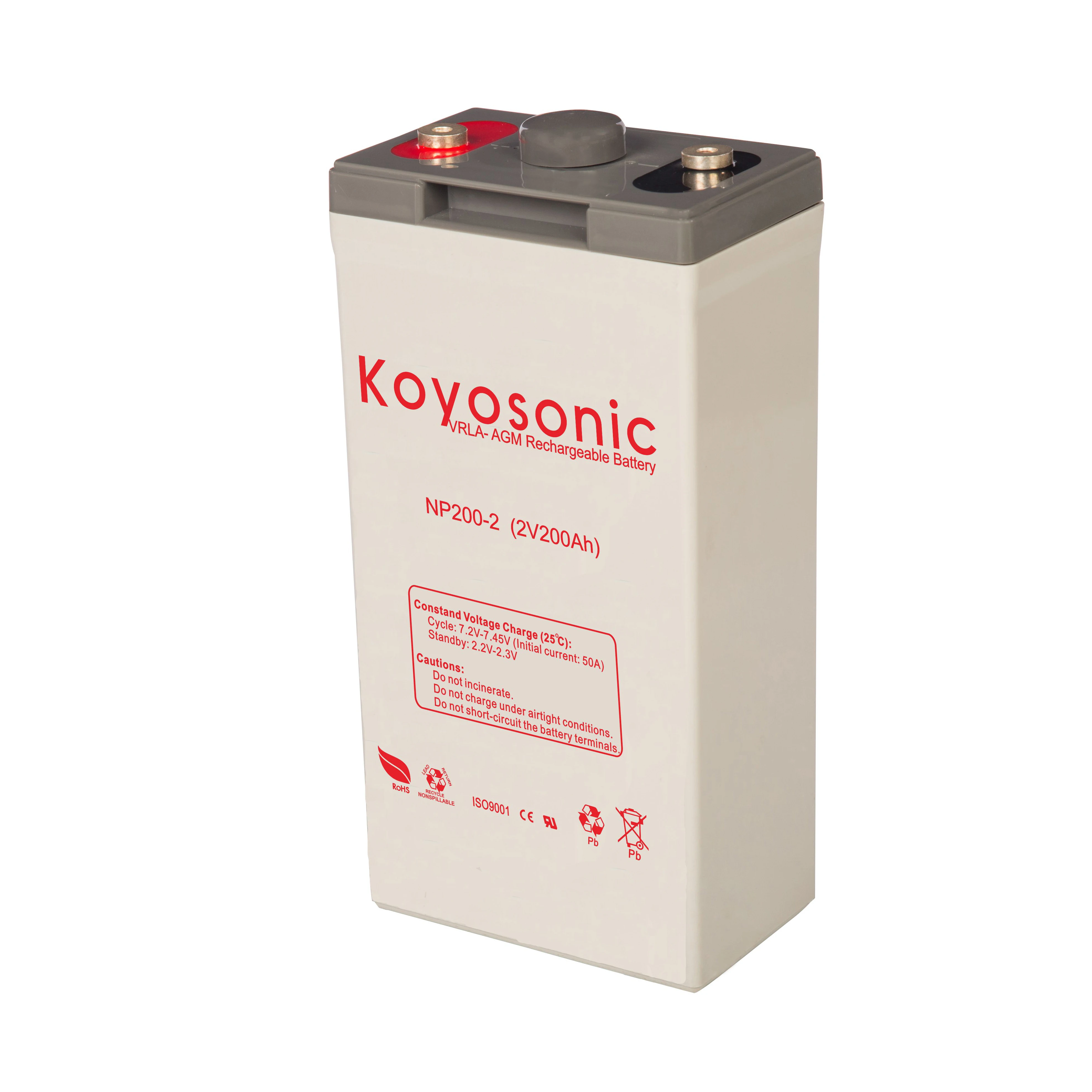 Gfm 200 Batterie 2V 200ah VRLA AGM Battery Storage Battery Bank