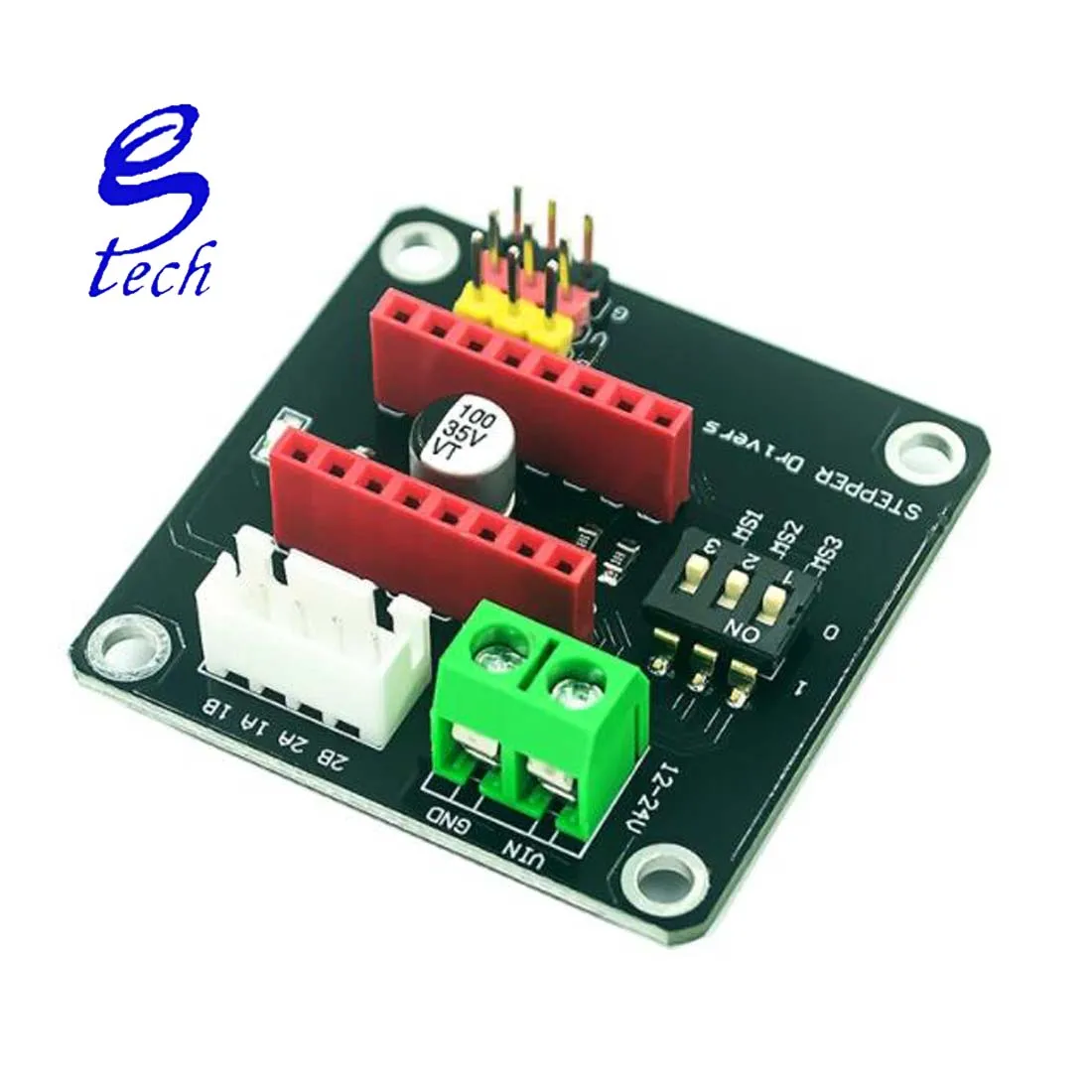 Stepper Motor Driver Expansion Board DRV8825 A4988 3D Printer Control Shield Module for R3 Ramps1.4 DIY Kit One