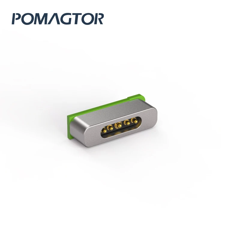5 Pin  Magnetic  Connector Waterproof IP67 from Direct Manufacturer Pomagtor