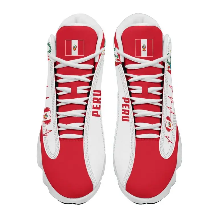 OEM Custom Shoes Trendy and Versatile Custom Shoes With logo Branding Sports Cayman and Peru Flag Casual Shoes Basketball Style