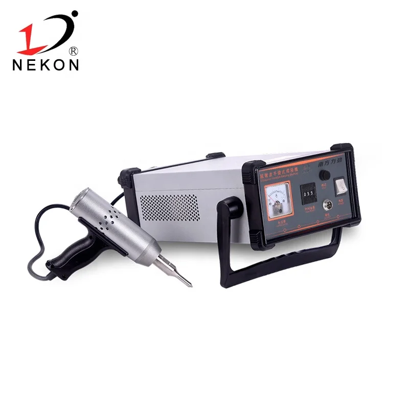 Non woven fabric semi auto ultrasonic portable plastic welding machine