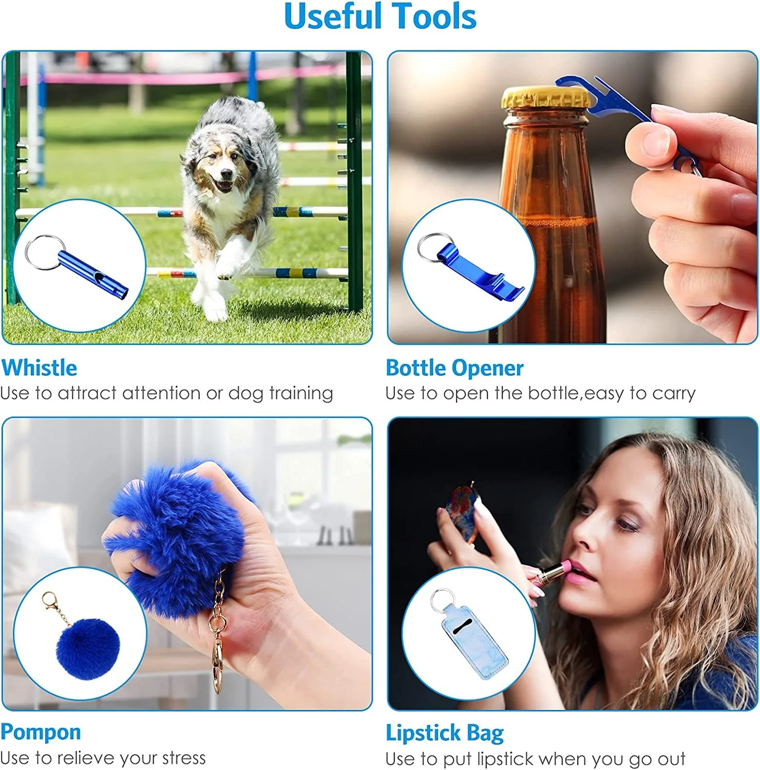 Low Price Wholesale Safety Alarm Cat Self Defense Keychain Sets Accessories Bulk Alloy  for Women Personal Protection Keyring