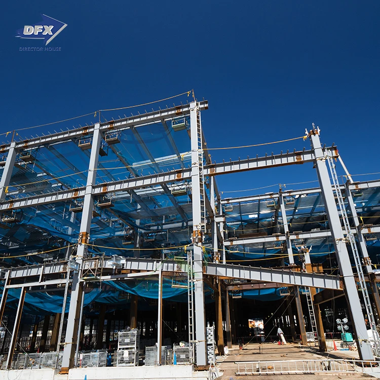 Customized Estructura De Acero Prefabricated Prefab Hall Building Steel Structure Warehouse Workshop