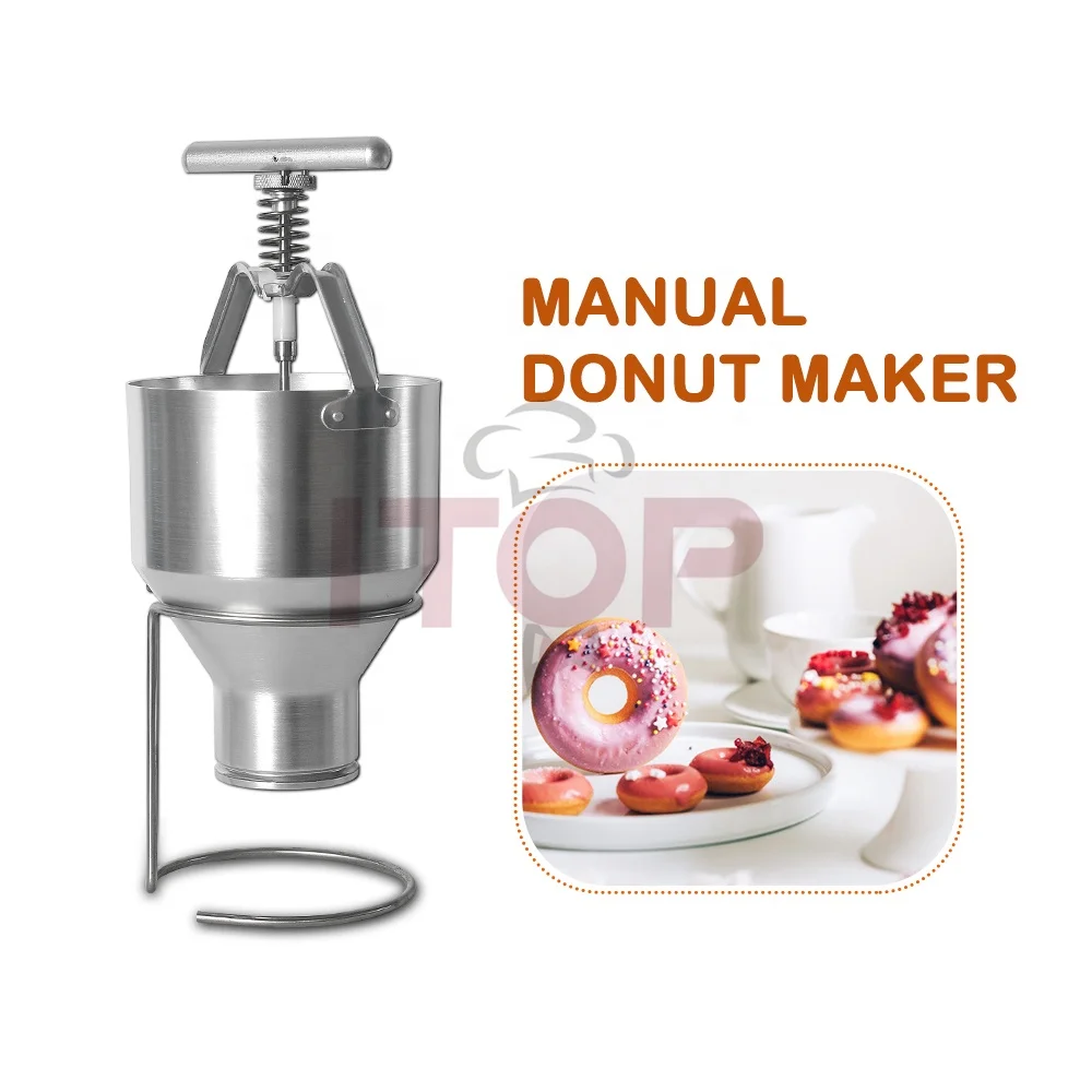 Commercial snack machine manual donut filler donut dispenser machine full stainless steel mini donut dropper