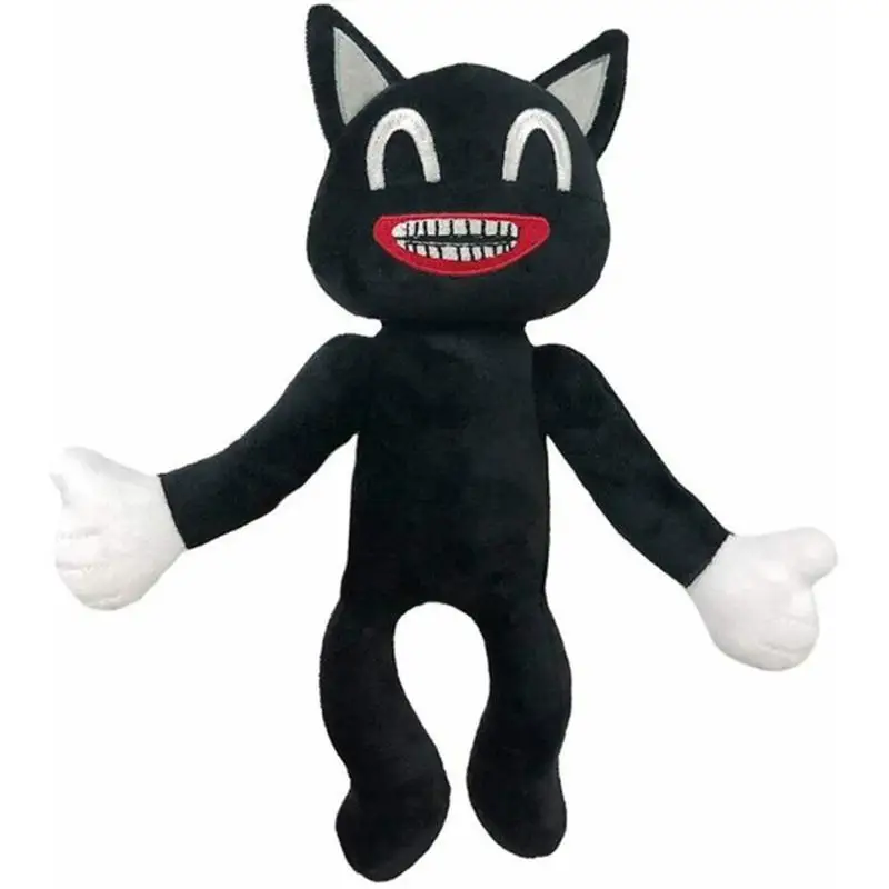 2022 new Plush Doll Toy Siren Head Black Cat Peanut Street Light Siren Varied Plush Doll