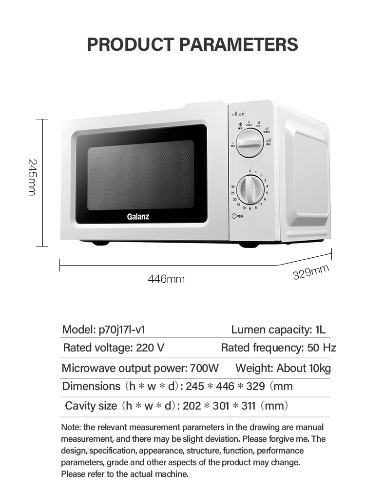 
Domestic microwave oven multi-function, quick hot rotary mechanical mini - type 