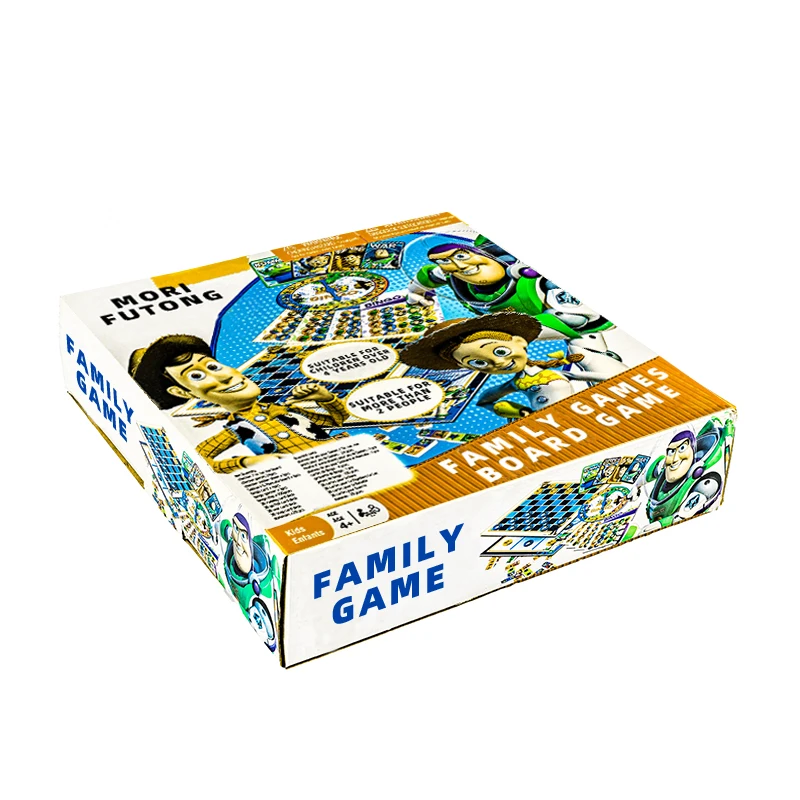Free sample 2019 newest product foldable board games for kids educational board games with box