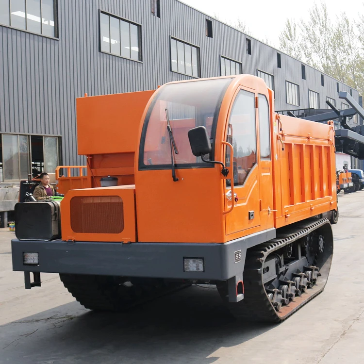 Small Crawler Transporter Dumper Truck Mini Dumper 8 Ton Crawler Carrier dumper loader