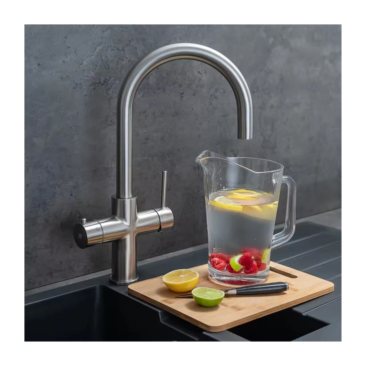 Iwater High Quality Brass Kitchen Instant Boiling And Chilled And Sparkling Water Tap