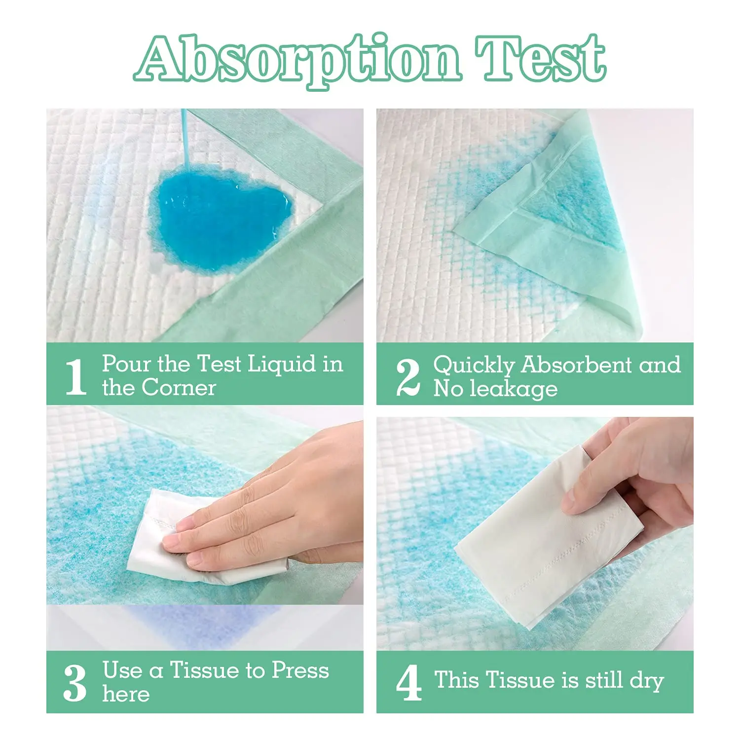 Nonwovens Disposable Bed Pad Hospital Medical Adult Incontinence Underpads Absorbent Puppy Pee Pet Dog Training Urine Pad