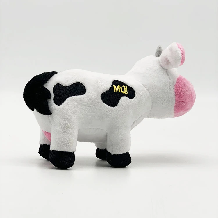Mini plush stuffed Cow Standing Cow Stuffed Animal Toy