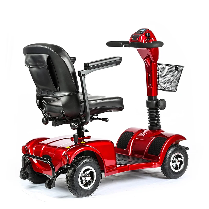 New Mobility Plus Lightweight Electric Wheelchair 3 Wheel Double Seat Scooter Three Foldable 4 Wheels Euro Design Chair Battery