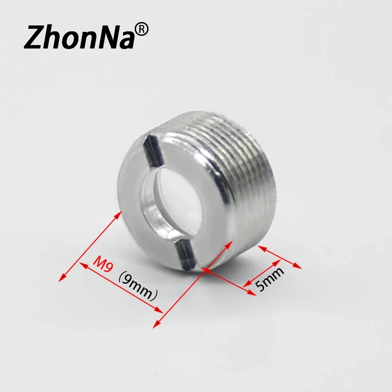 M9 Diameter Laser Focusing Lens Holder Optical Laser Module Diode Head Accessories Copper Seat For Dia 7mm Focus Plastic Lens