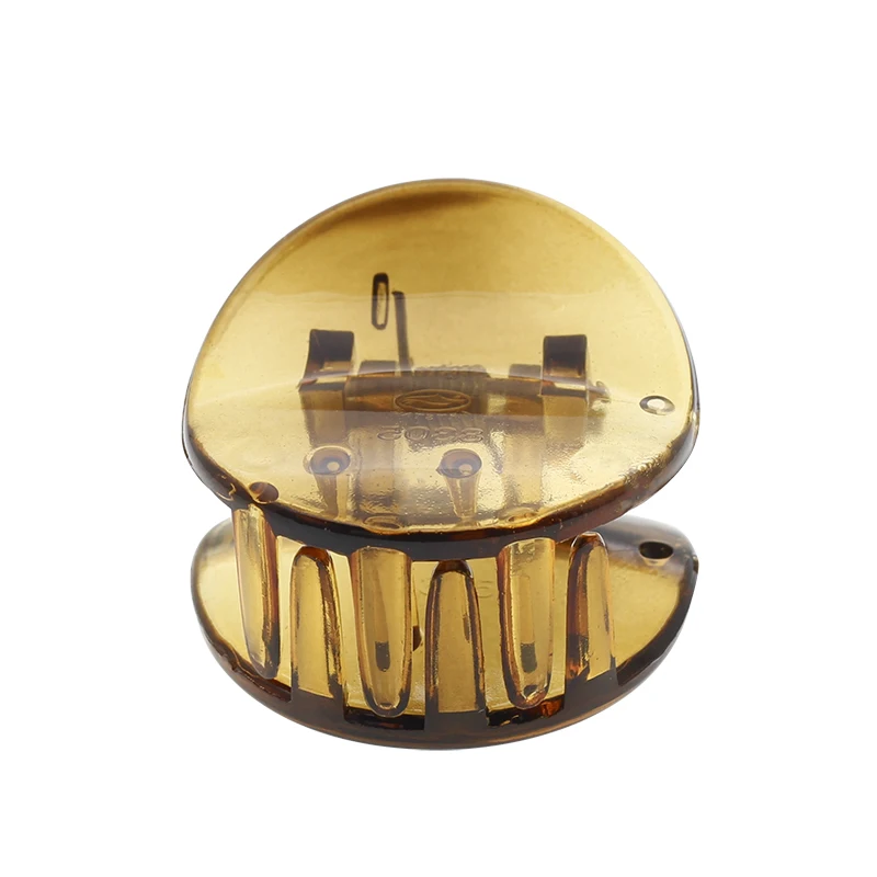 Factory Price Hair Accessories Round Hair Claw Plastic Hair Clip Small Claw Clip