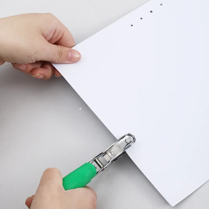 Love heart hole labor-saving, manual punch 3mm round hole binder punch pentacle single hole punch pliers