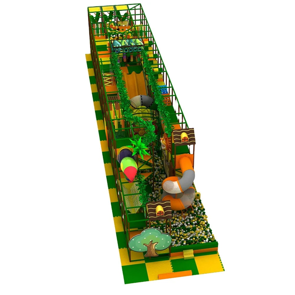 Pokiddo 180sqm Forest Theme Indoor Soft Playgrounds Adventure Park in Singapore