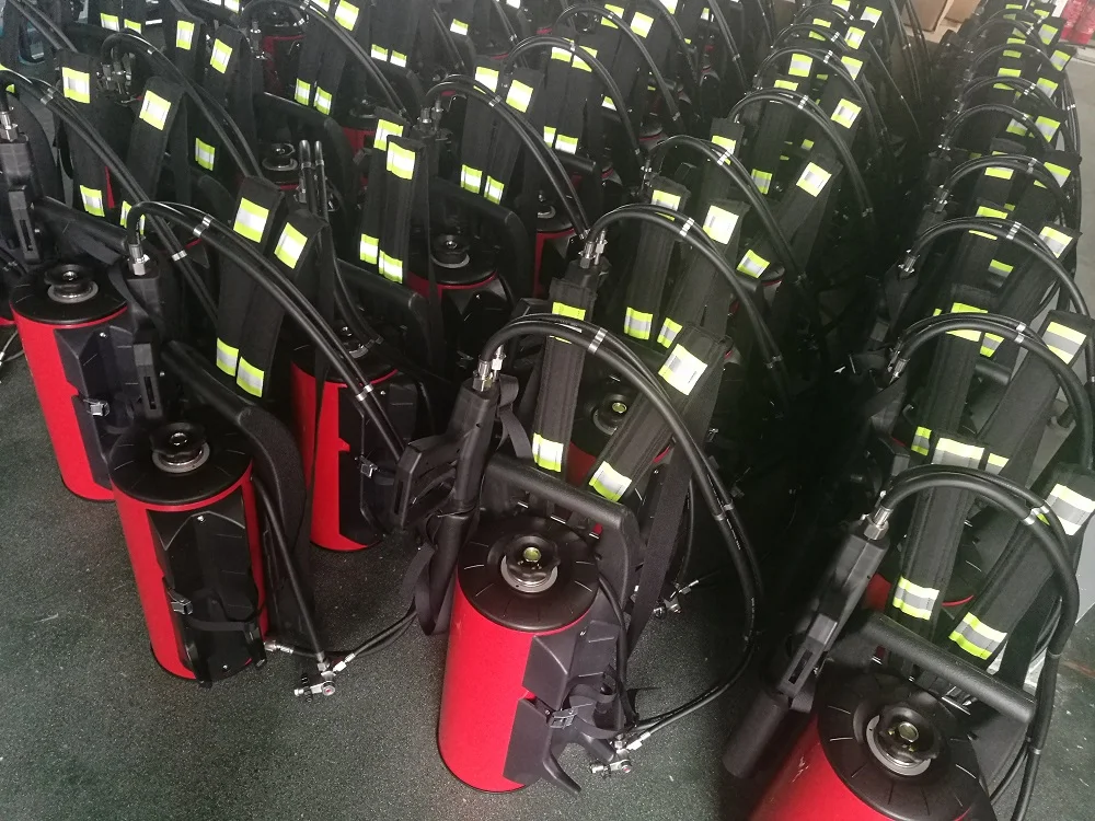 12 Ltr Fire Fighting Backpack Water Mist Fire Extinguishing Gun CAFS