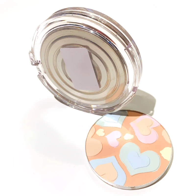 New popular Natual pink blue yellow purple blush Multi-use eyeshadow talc free cruelty free love blush
