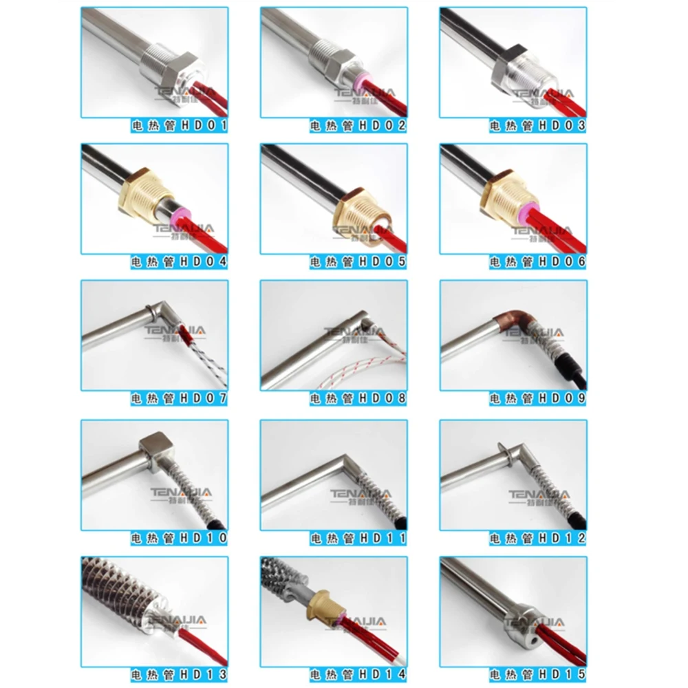 Annai Custom Electric Tank Screw Immersion Length 175mm Cartridge Heater 220 V 400 W With Thread