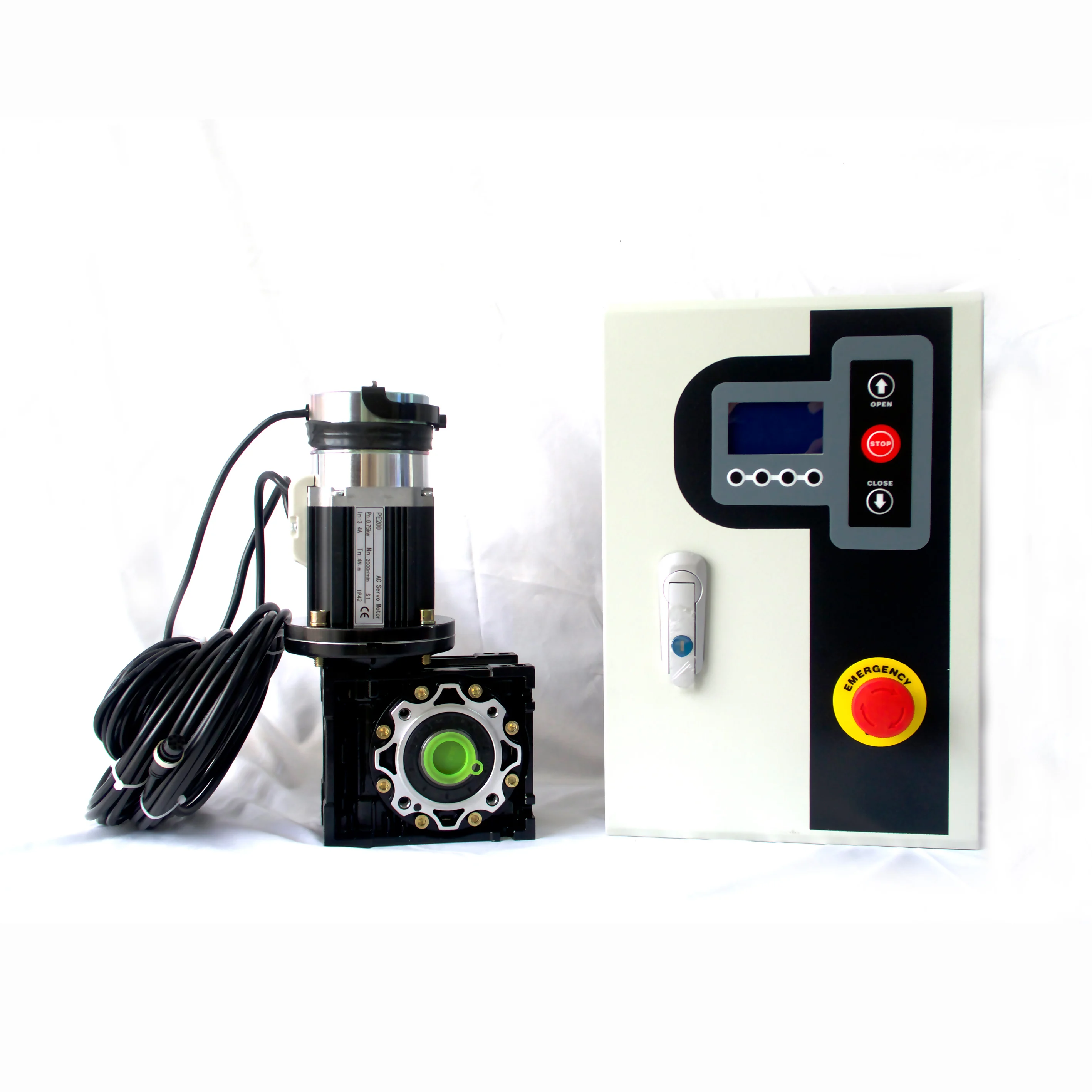 POWEVER A4-PE200 0.75KW Servo High Speed Door Shutter Control Box Motor Control System With The Whole System