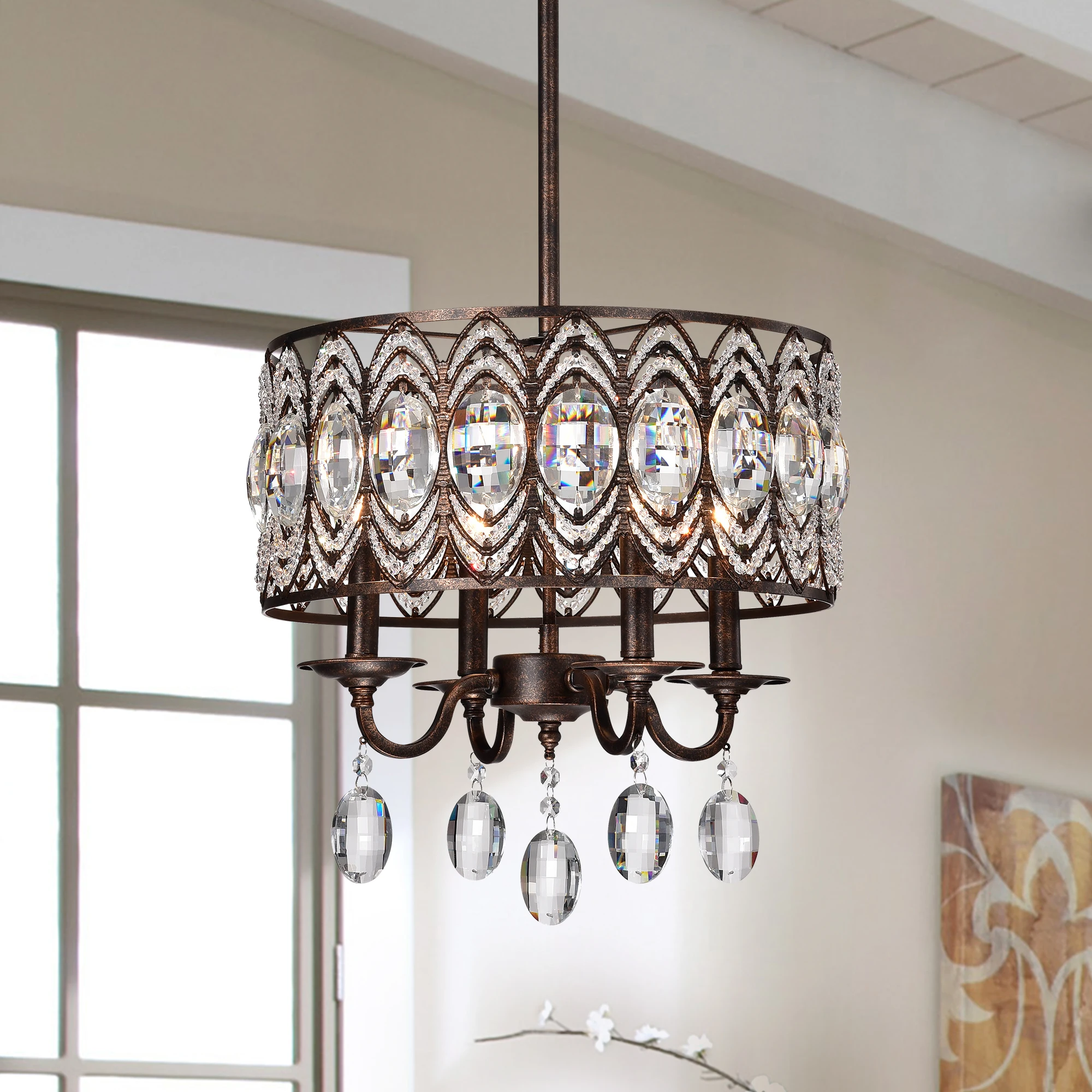 Pendant Lighting Lamp Modern Industrial Crystal Lamps Chandeliers For Banquet Hall Hotel Lobby