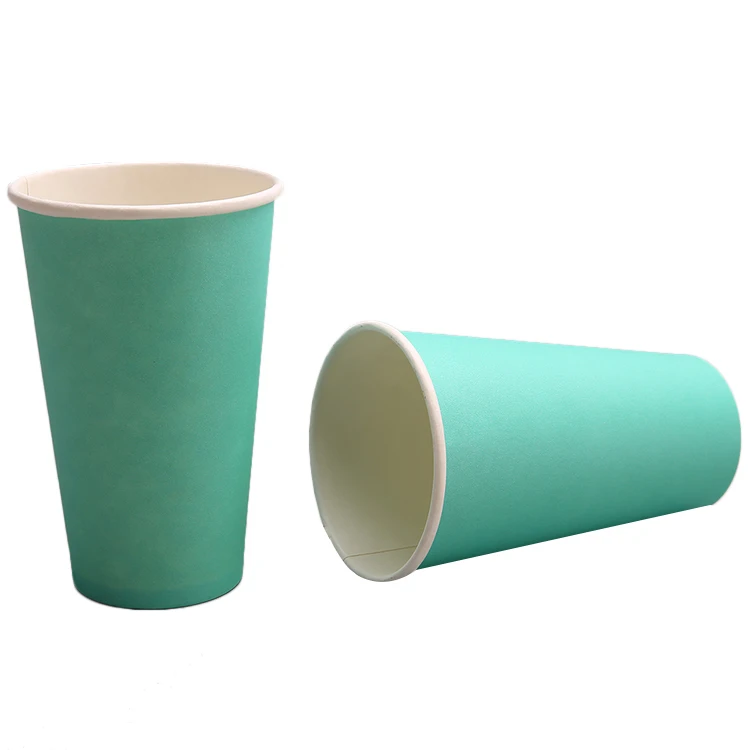 Disposable paper coffee cups 16oz