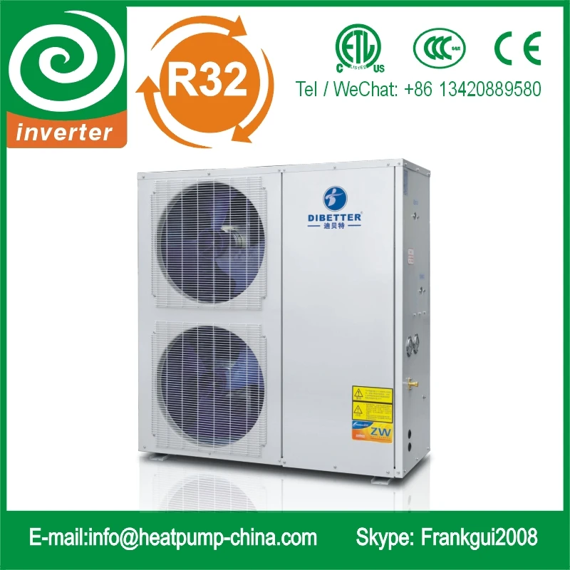 DC Inverter Heat Pump Water Heater Air Source (R32/16KW) Air To Water Heat Pumps
