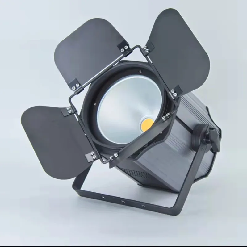 High power  led fresnel light 200W COB led white +warm white zoom par stage lights theatre zoom led studio with band door