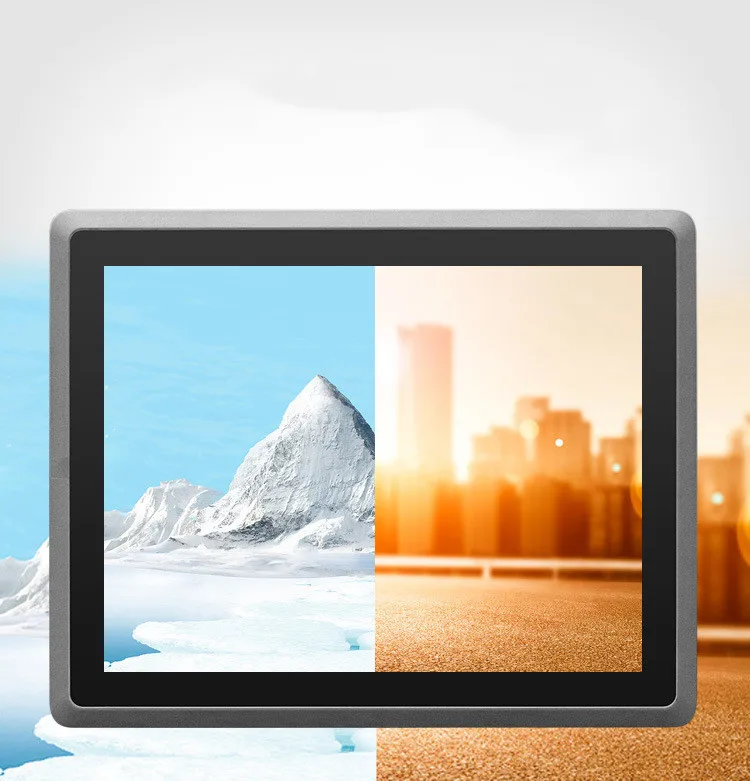 High Brightness 12.1 15 17 19 Inch 1024x768 Grade Sunlight Readable Waterproof Industrial Capacitive Lcd Touch Screen Monitor