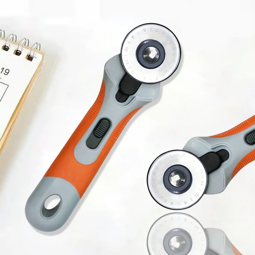 45 MM Paper Box Cutter Fabric Cloth Rotating Leather Cutting Knife 45MM Rotary Cutter