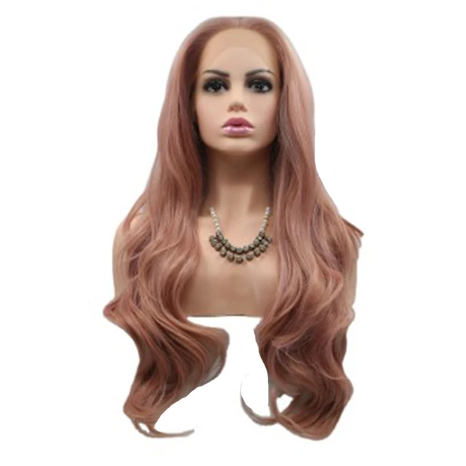 
Lace front heat resistant fibre cheap natural wavy curly high quality private label hair synthetic wigs For Women hair extension 