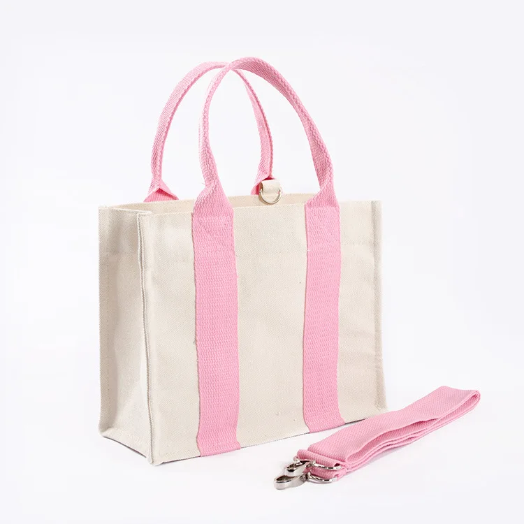 Best Selling Korean Shopping Tote Bag Canvas Hand Bag Cotton Canvas Tote Bag
