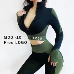 2021 New Long Sleeve Yoga Suit Sport Plus-Size Xxxl Women