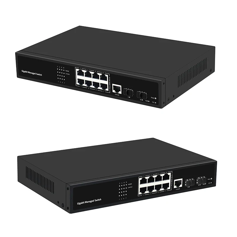 gigabit 8 ports CCTV Managed Network Ethernet Switch For Hikvision Ip Camera