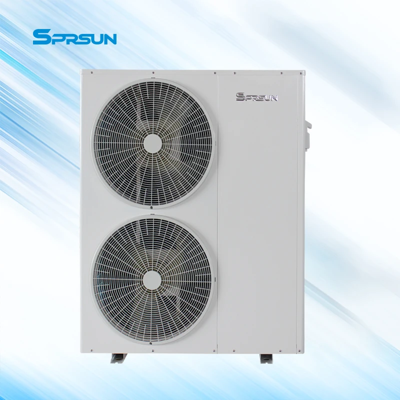 German language available in CAREL controller Sprsun air to water heat pump dc inverter 16KW with Wifi function