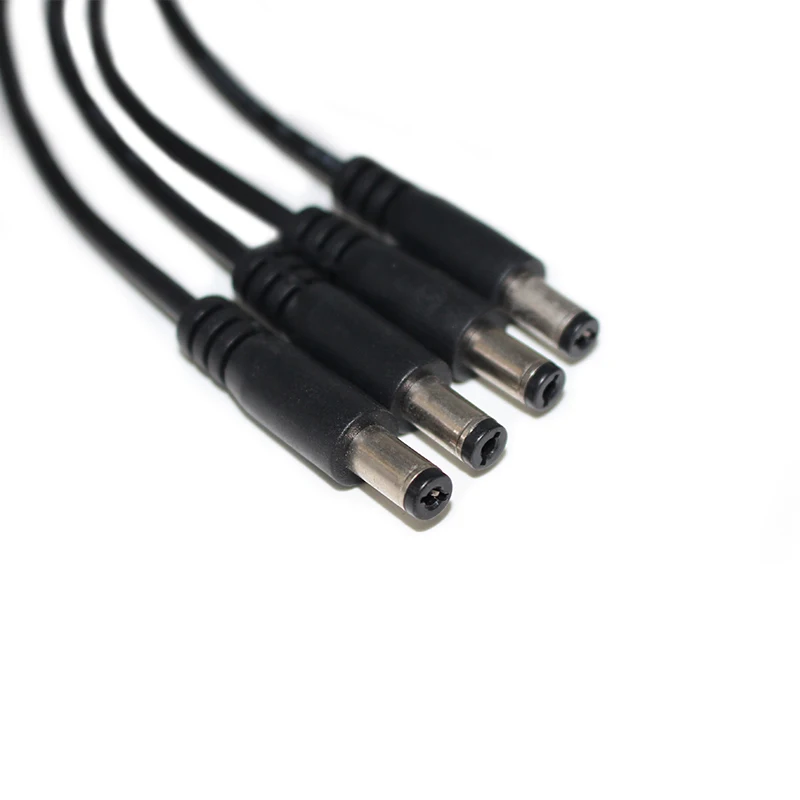 Hot Sale 1m 2m black usb to dc 5.5mm x 2.1mm power cable