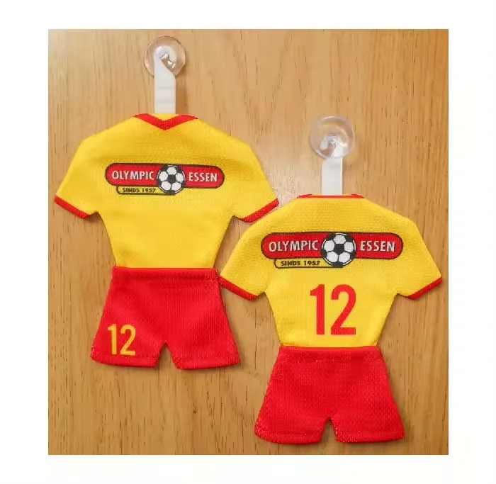 Custom Design Mini Soccer T Shirt Promotional Souvenir Car Mini Soccer Jersey