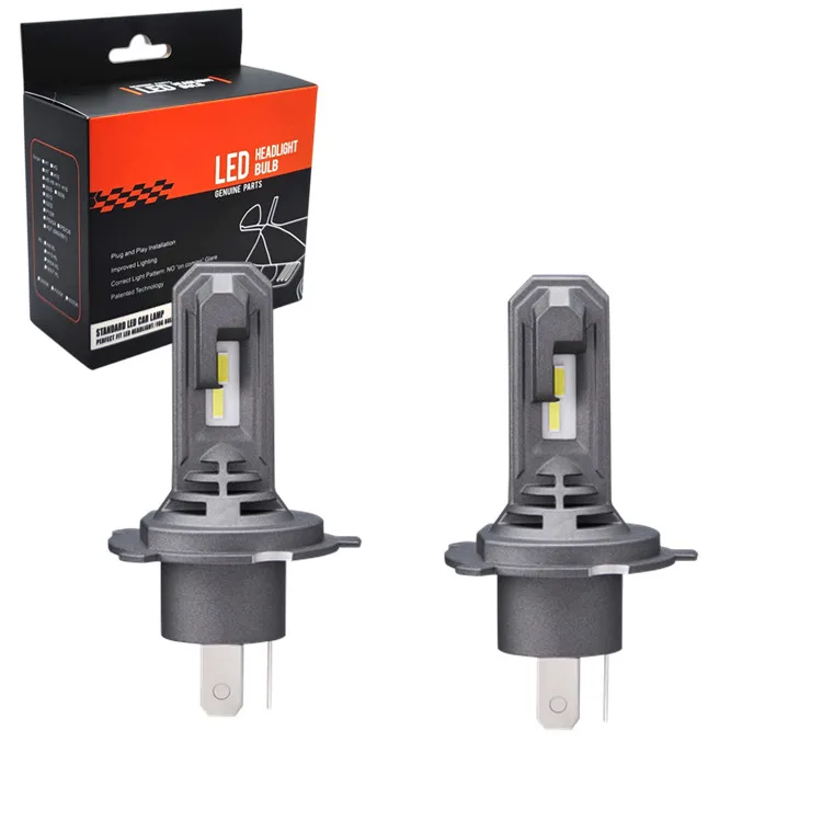 New Fanless motorcycle led headlight 6000LM H15 H11 Led light H7 9005 9006 H4 6V DRL 5202 H10 Led Car Headlight